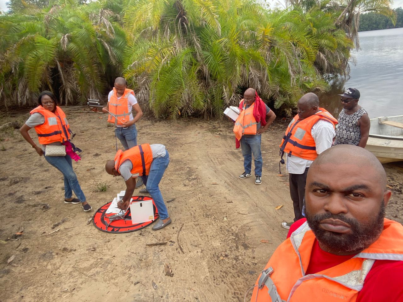 Télédétection — préparation drone, mangrove RDC